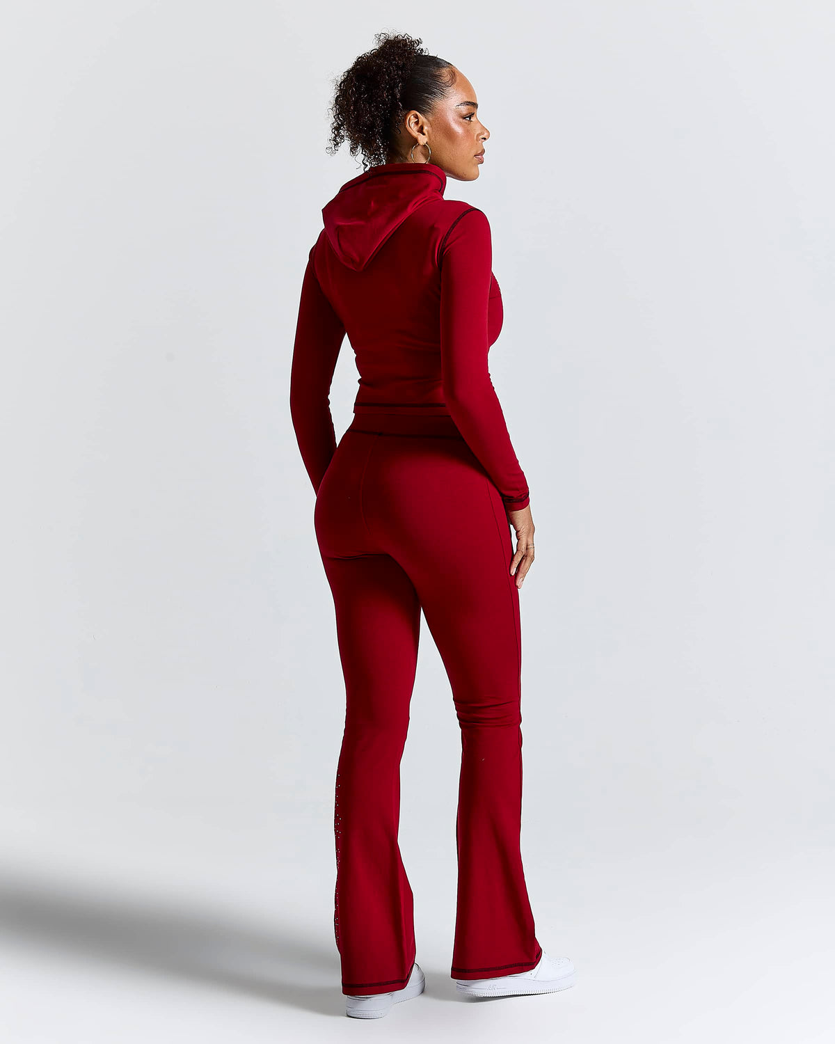 Legging évasé Gleam - Rouge/Noir