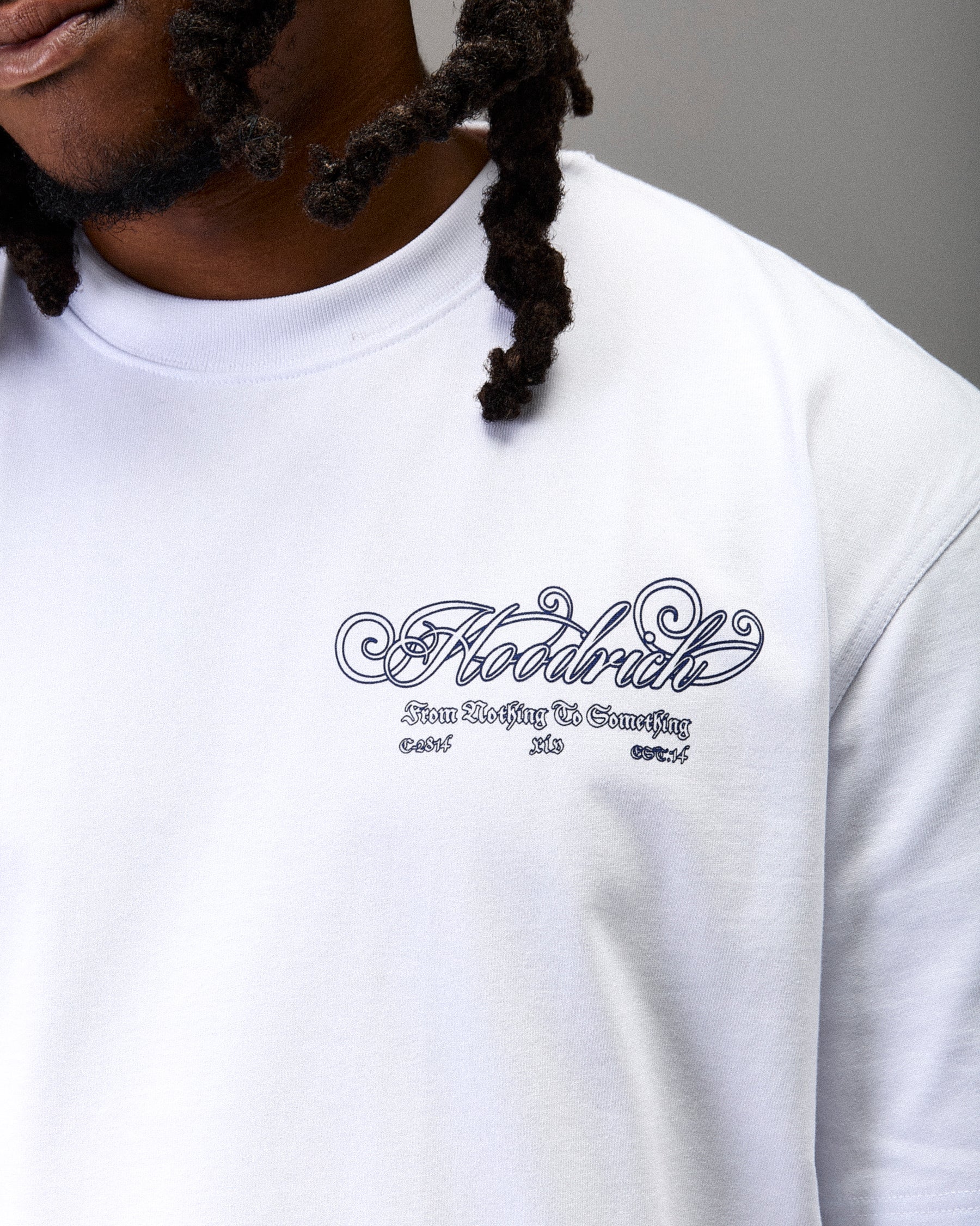 The Winner's Circle Oversized T-Shirt - White/Blue