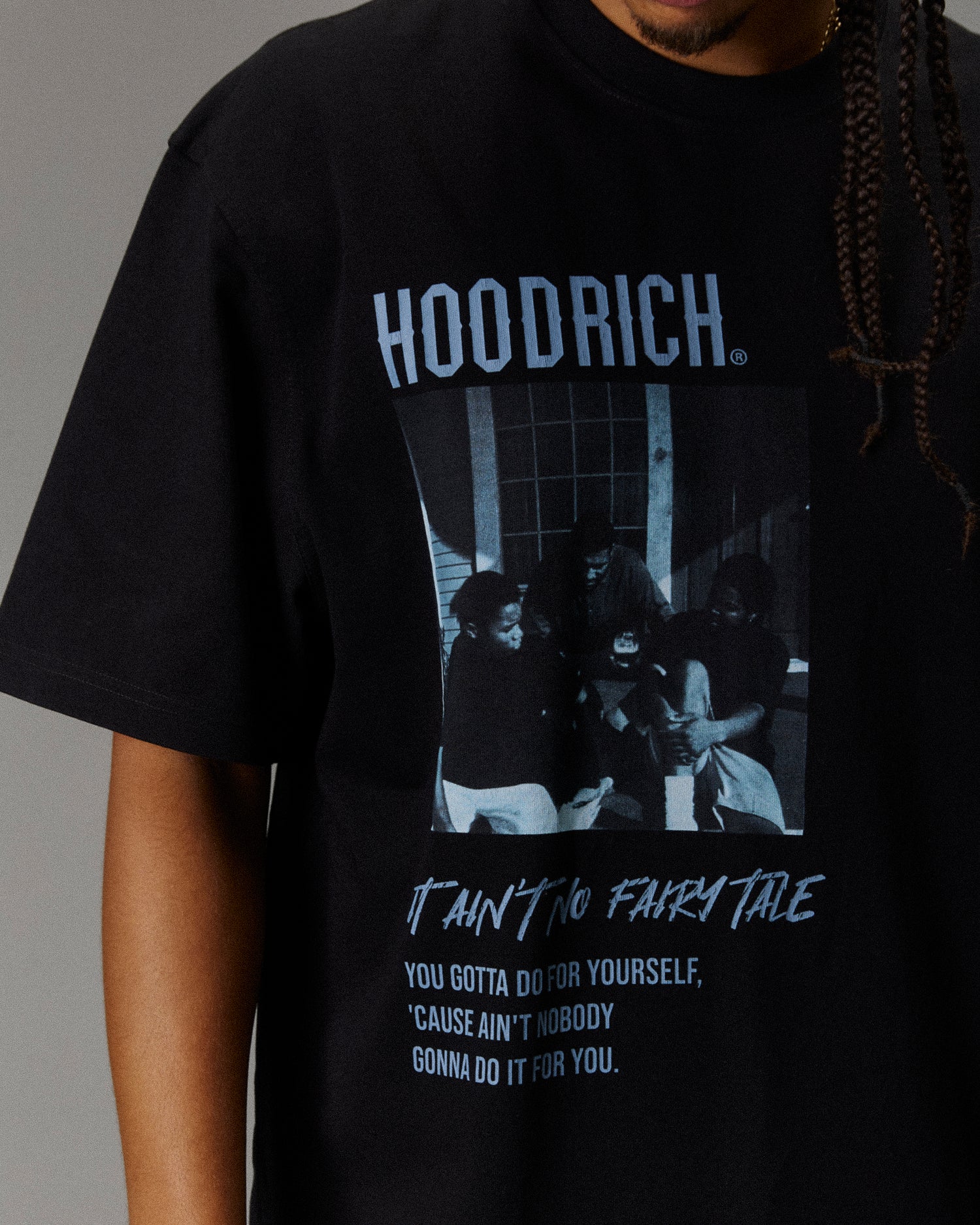 Unity Boyz N The Hood T-Shirt - Black/Grey