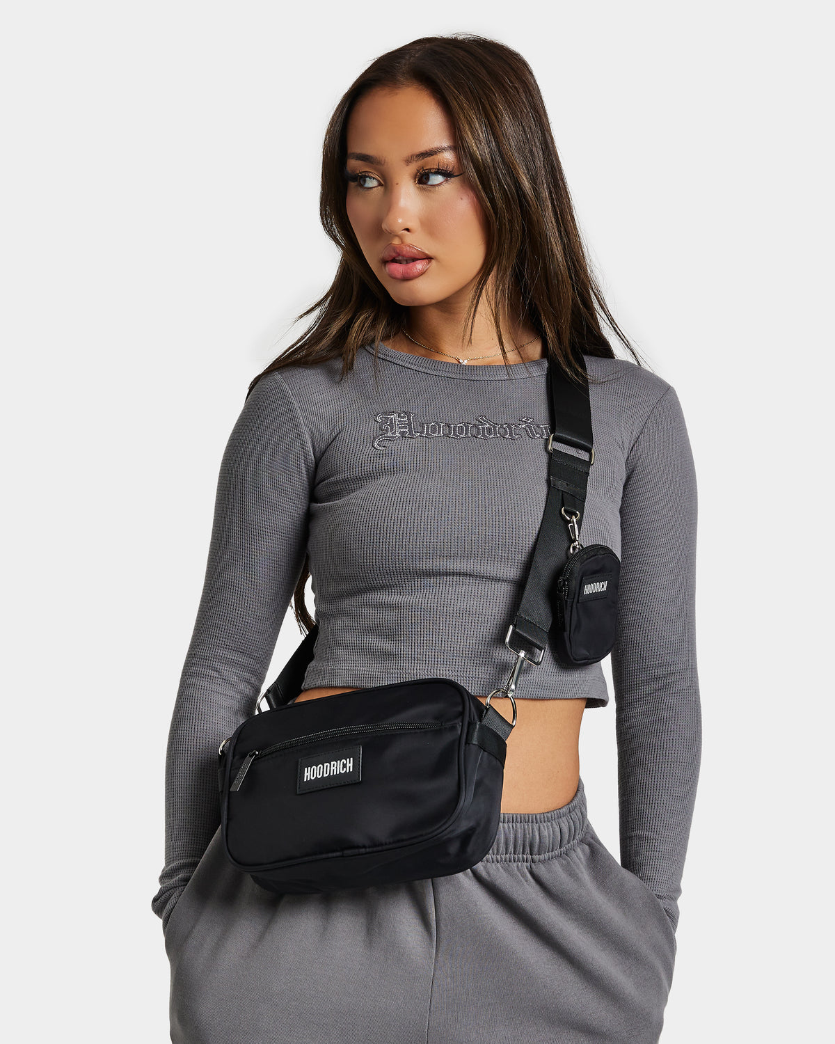 Sac bandoulière OG Core pour femme - Noir/Argent