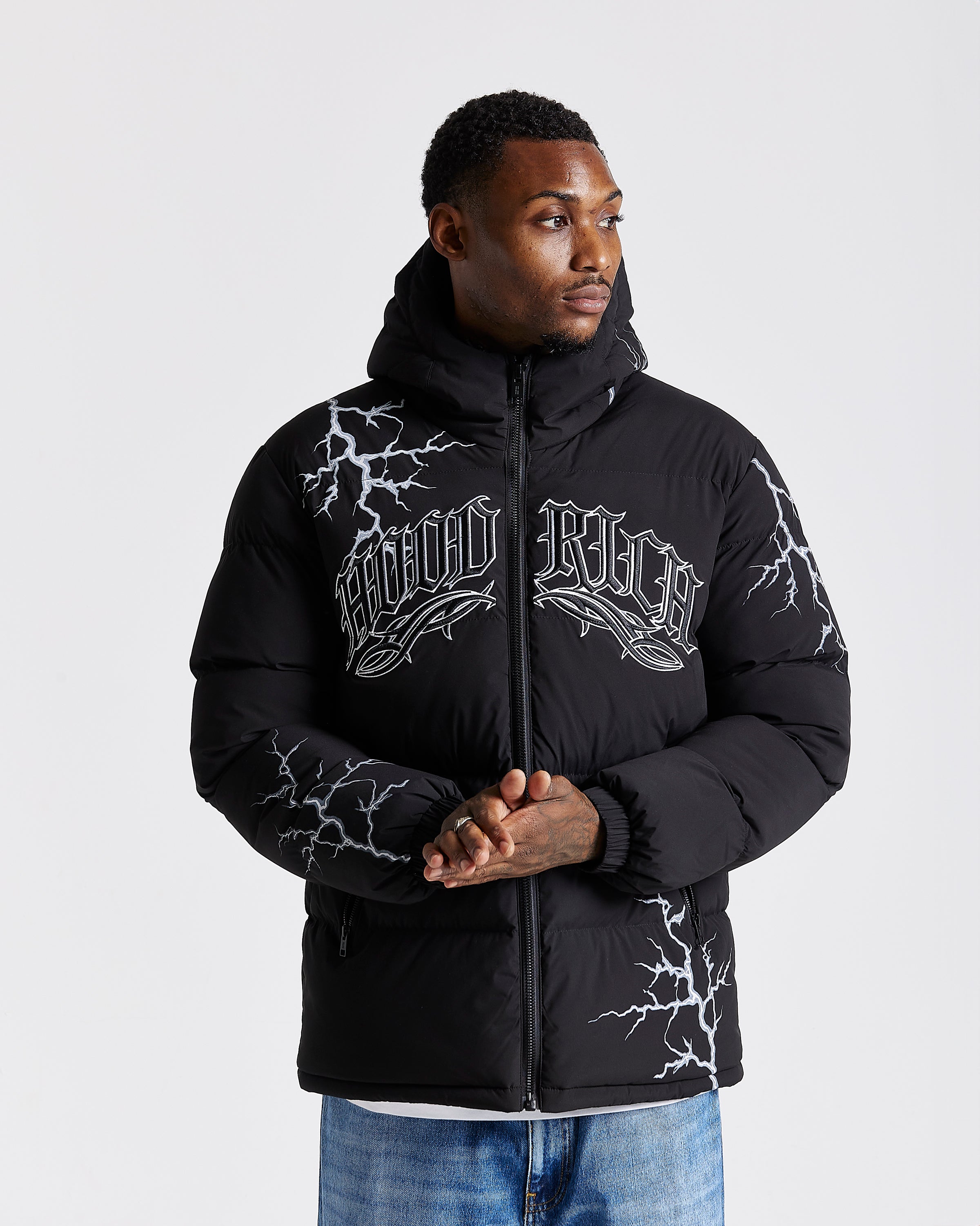 Dark Jacket - Black/White