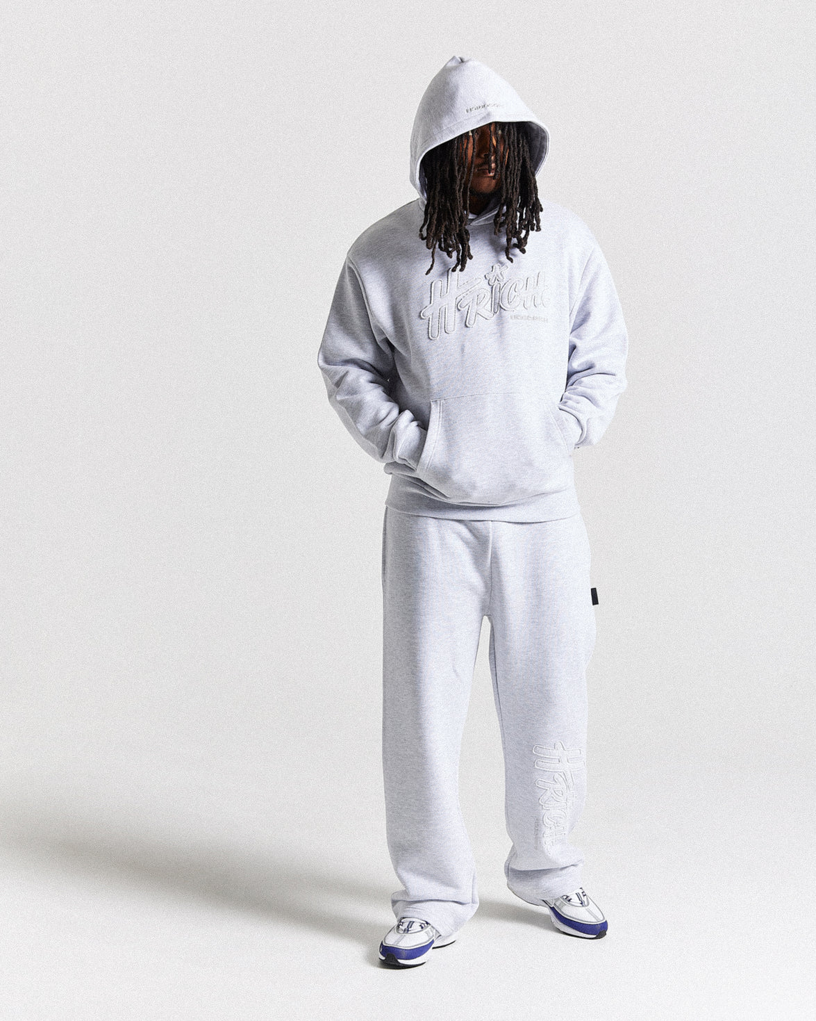 Asthrich Oversized Jogger - Light Grey