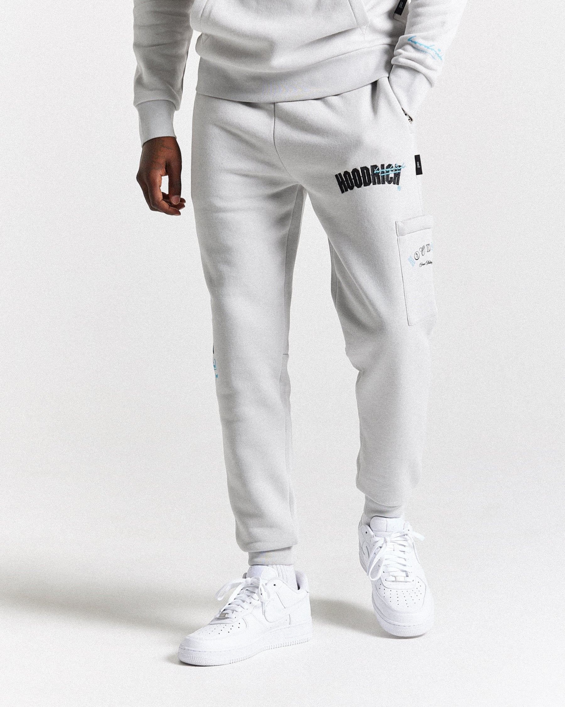 Heat Jogger - Light Grey/Black/Blue