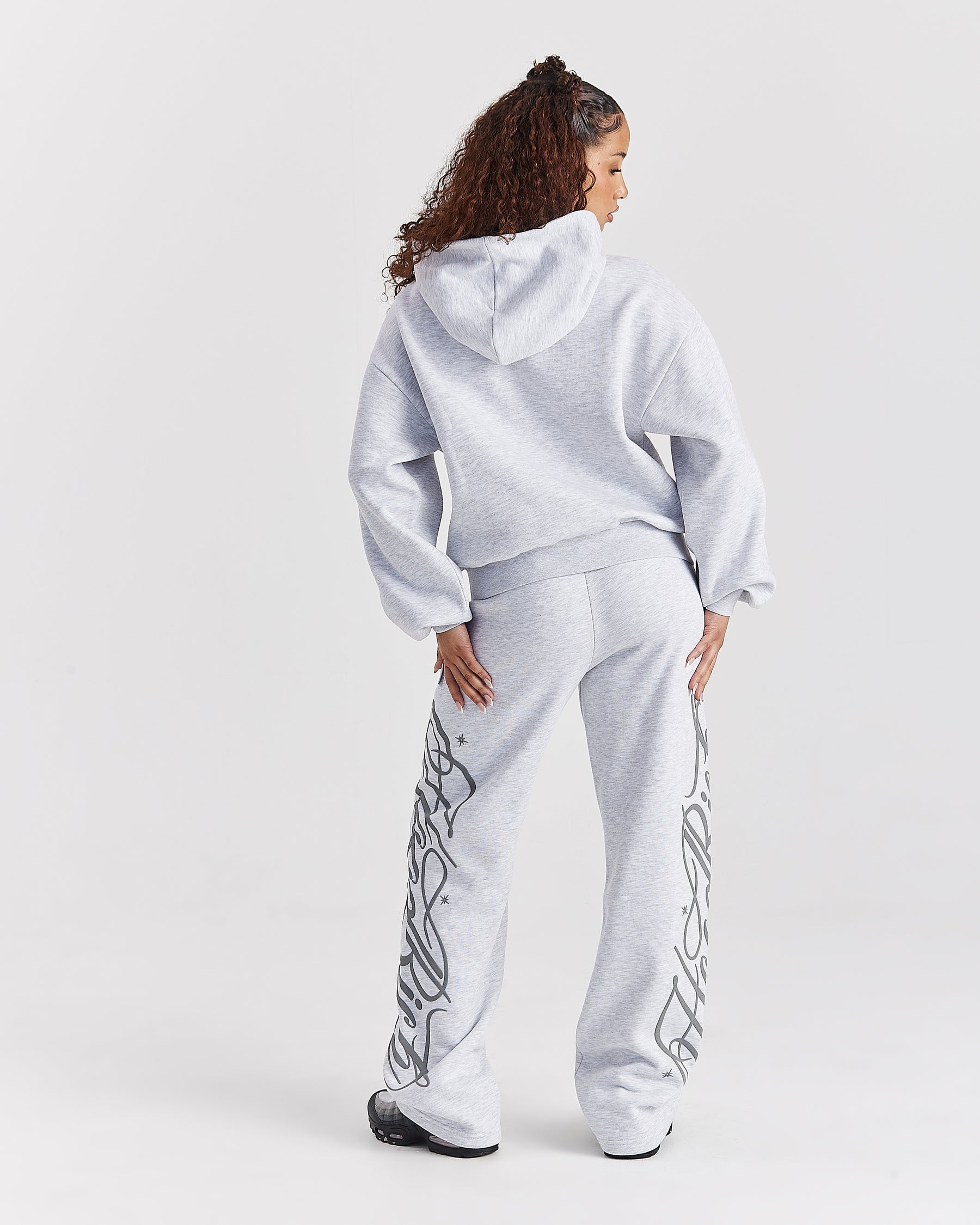 Solace Mid Length Hoodie - Light Grey