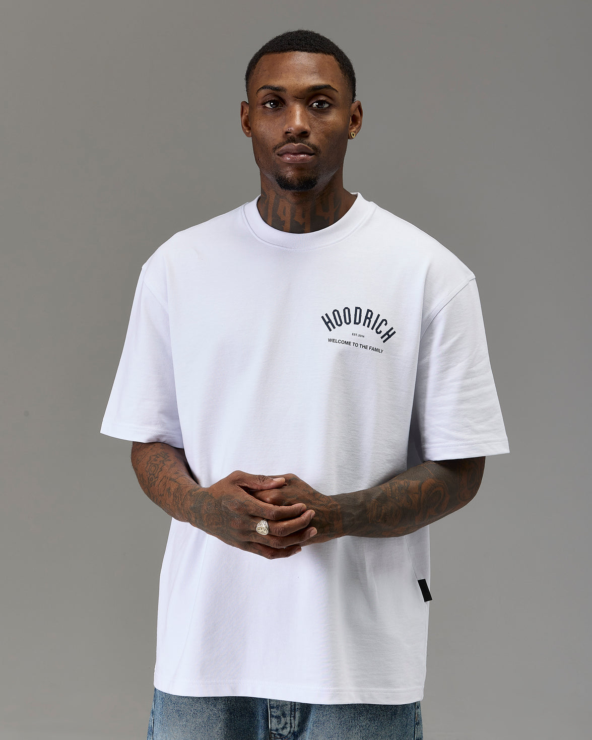 The Winner's Circle Oversized T-Shirt - White/Blue