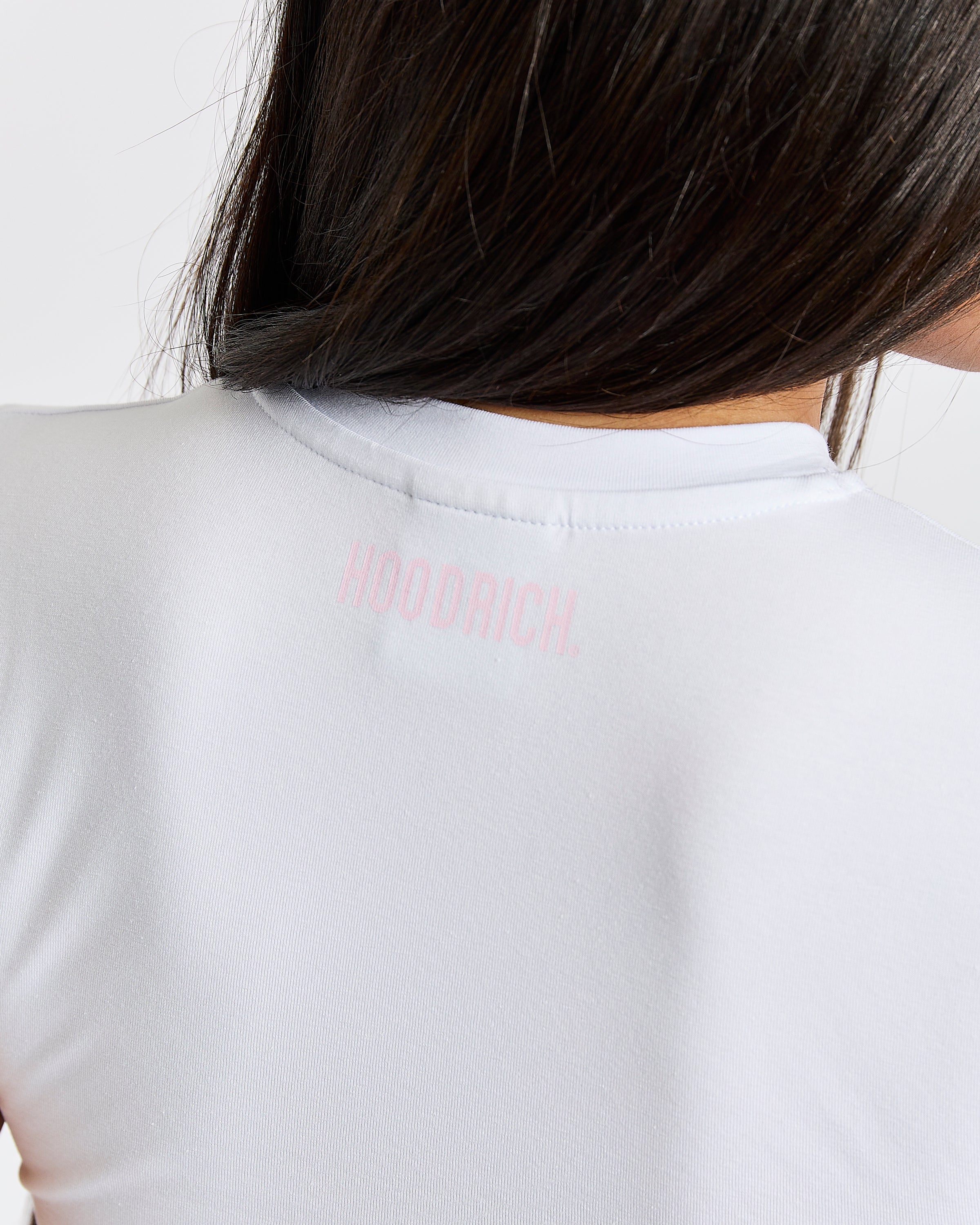 Living The Rich Fitted Tee - White/Pink