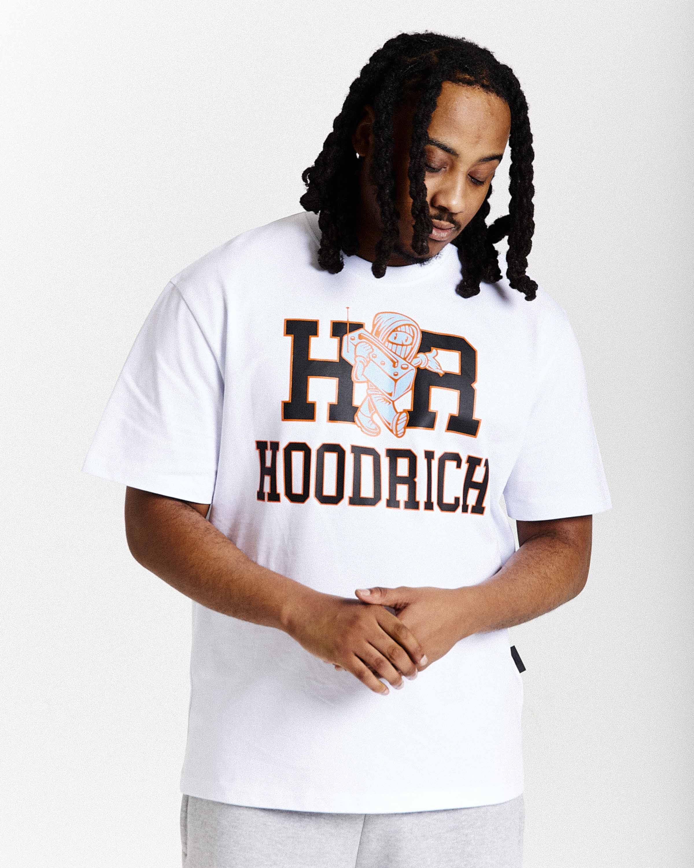 Loony Oversized T-Shirt - White/Black