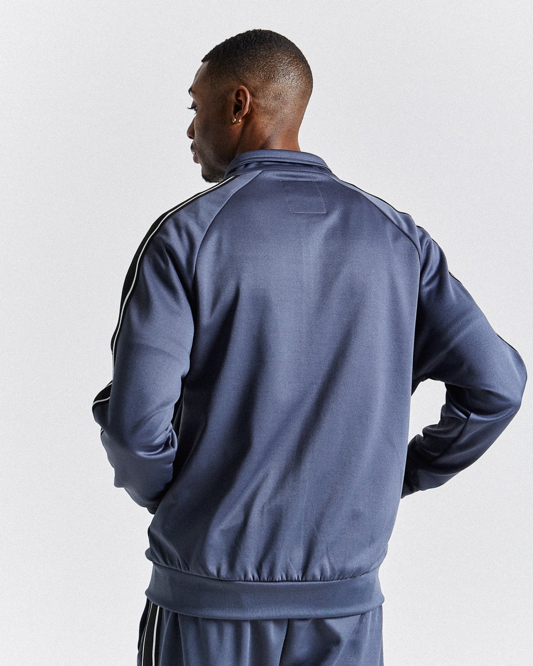 Ignite Track Top - Navy/White