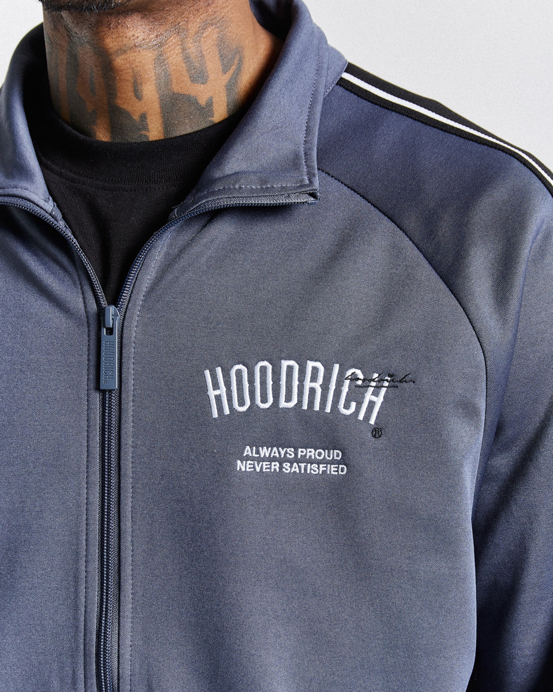 Ignite Track Top - Navy/White