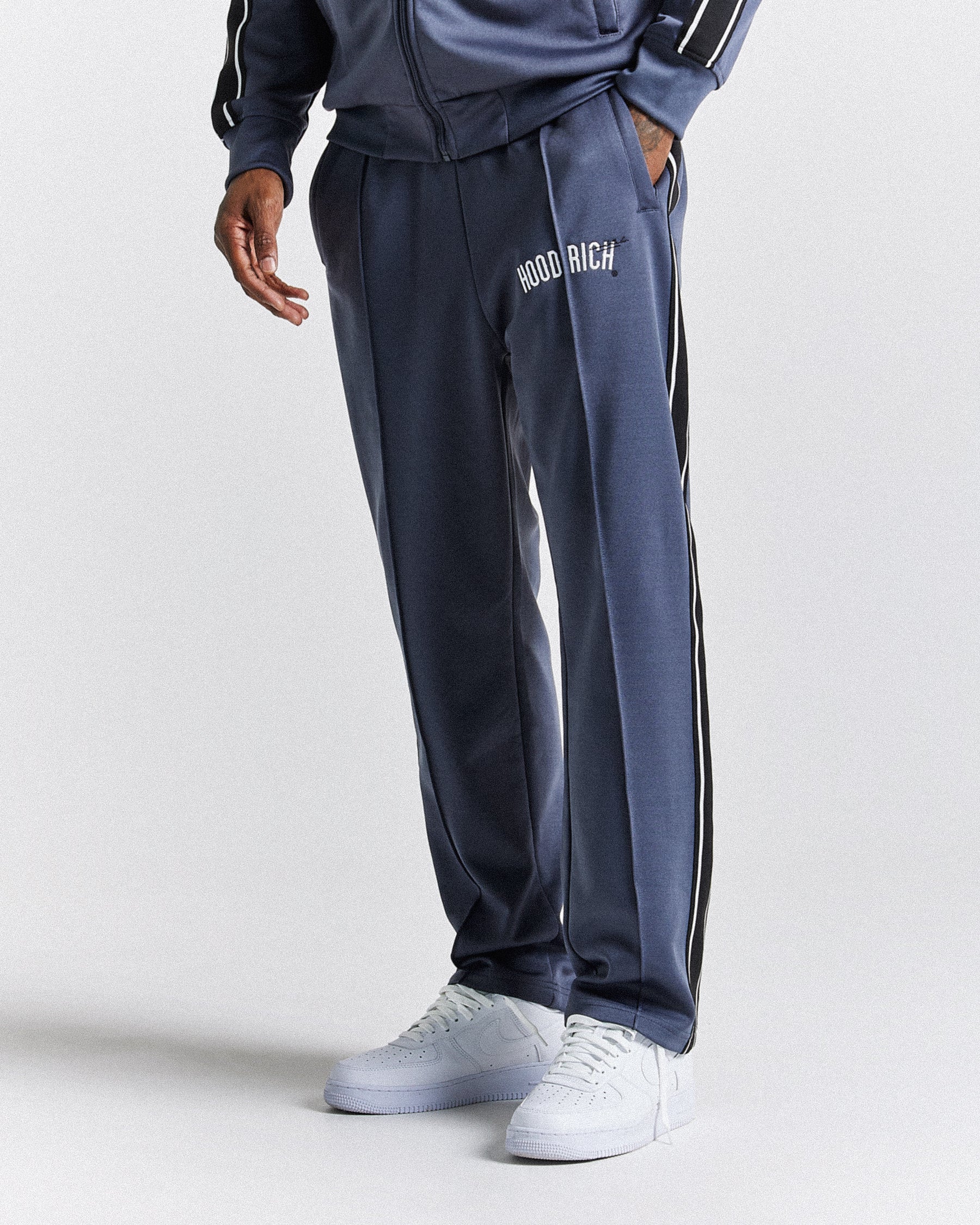 Ignite Track Pant - Navy/White