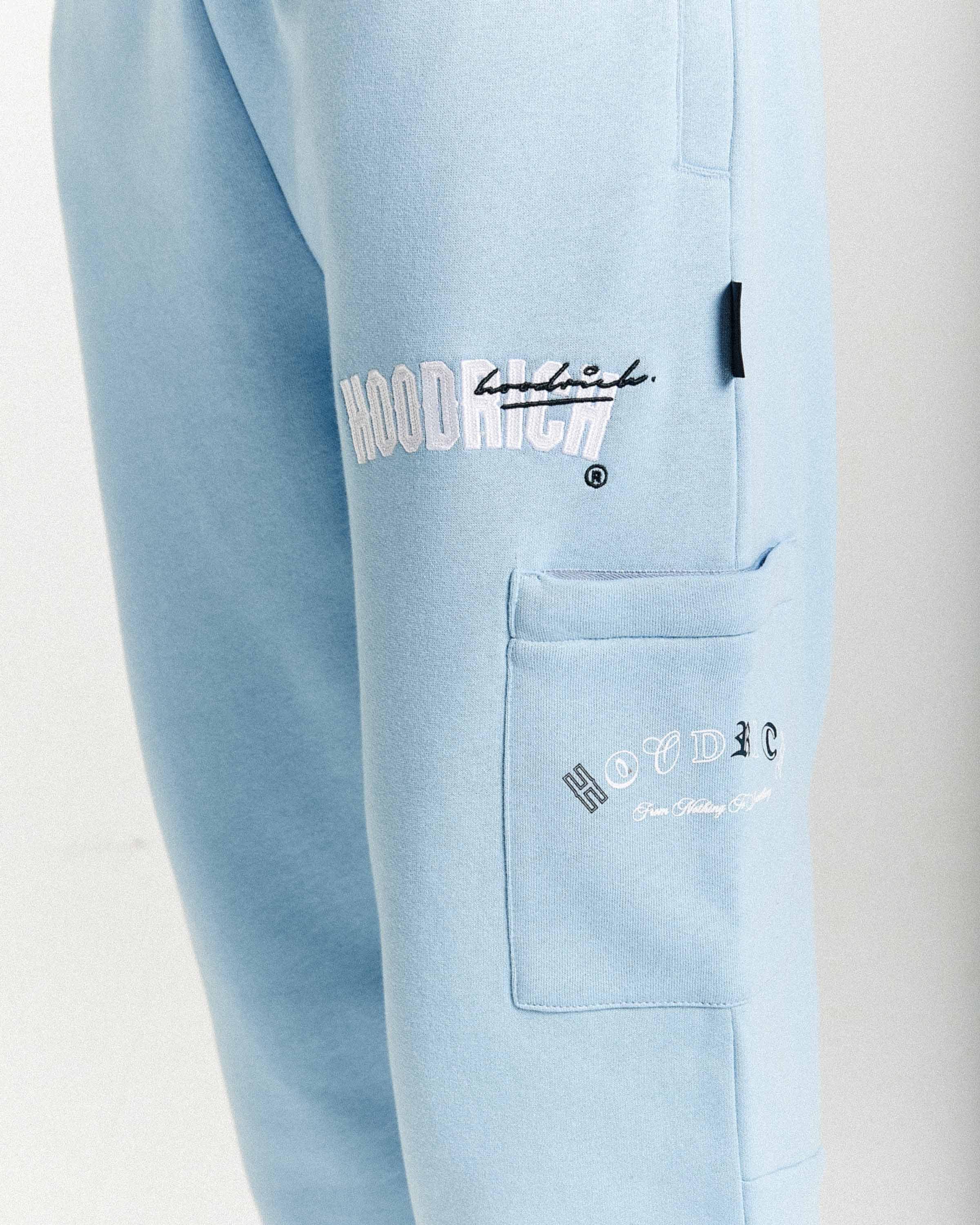 Heat Joggers - Blue/White