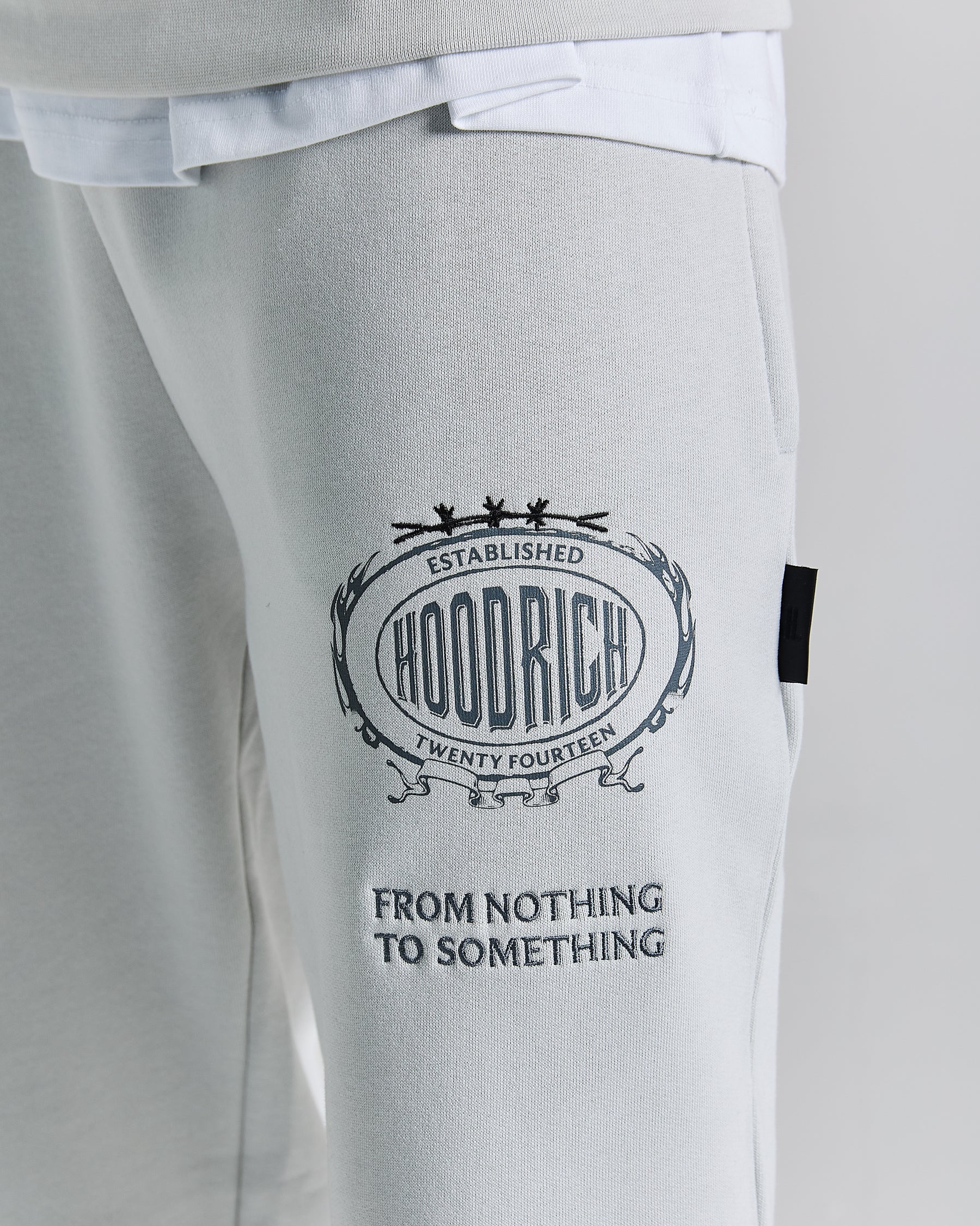 Noir Oversized Jogger - Light Grey/Black