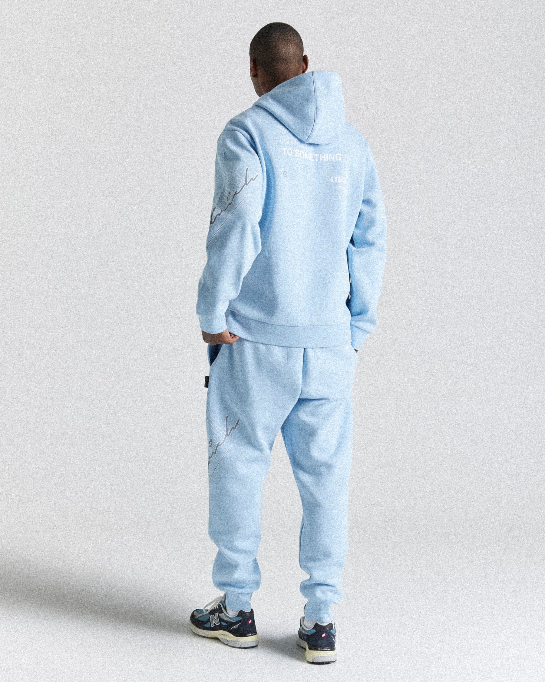 Caliber Hoodie - Blue/White