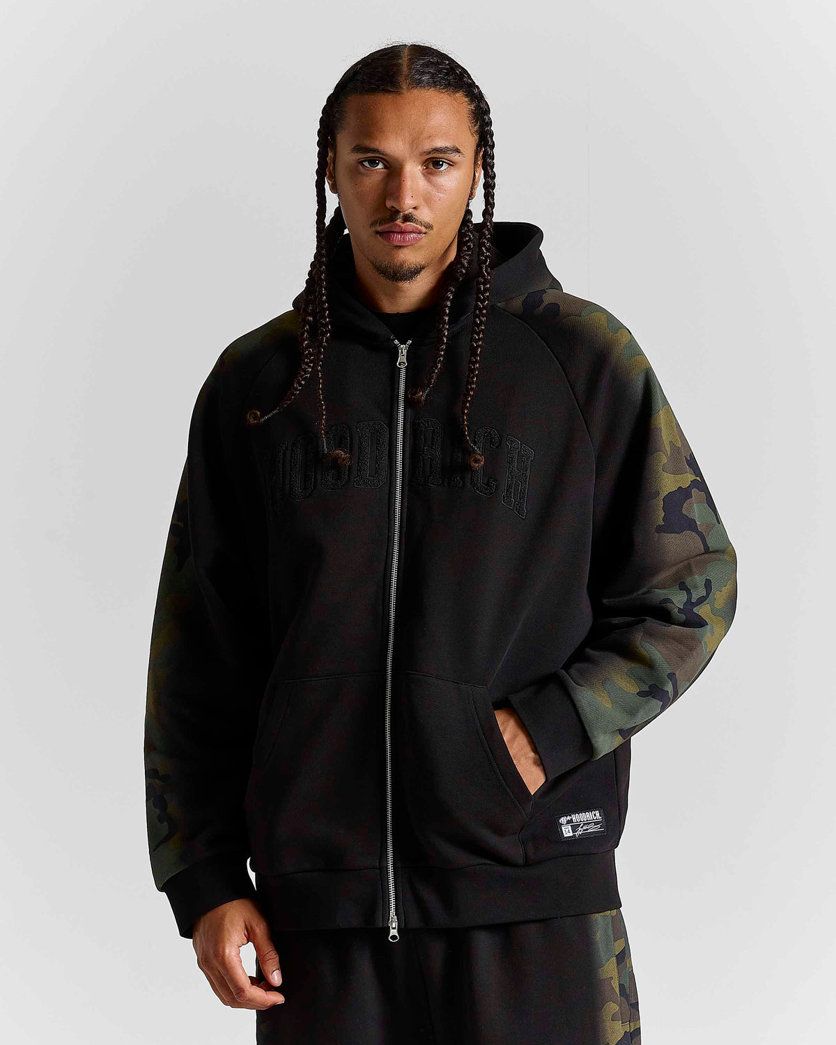 Men's Shade Matching Shorts Set - Black Camo