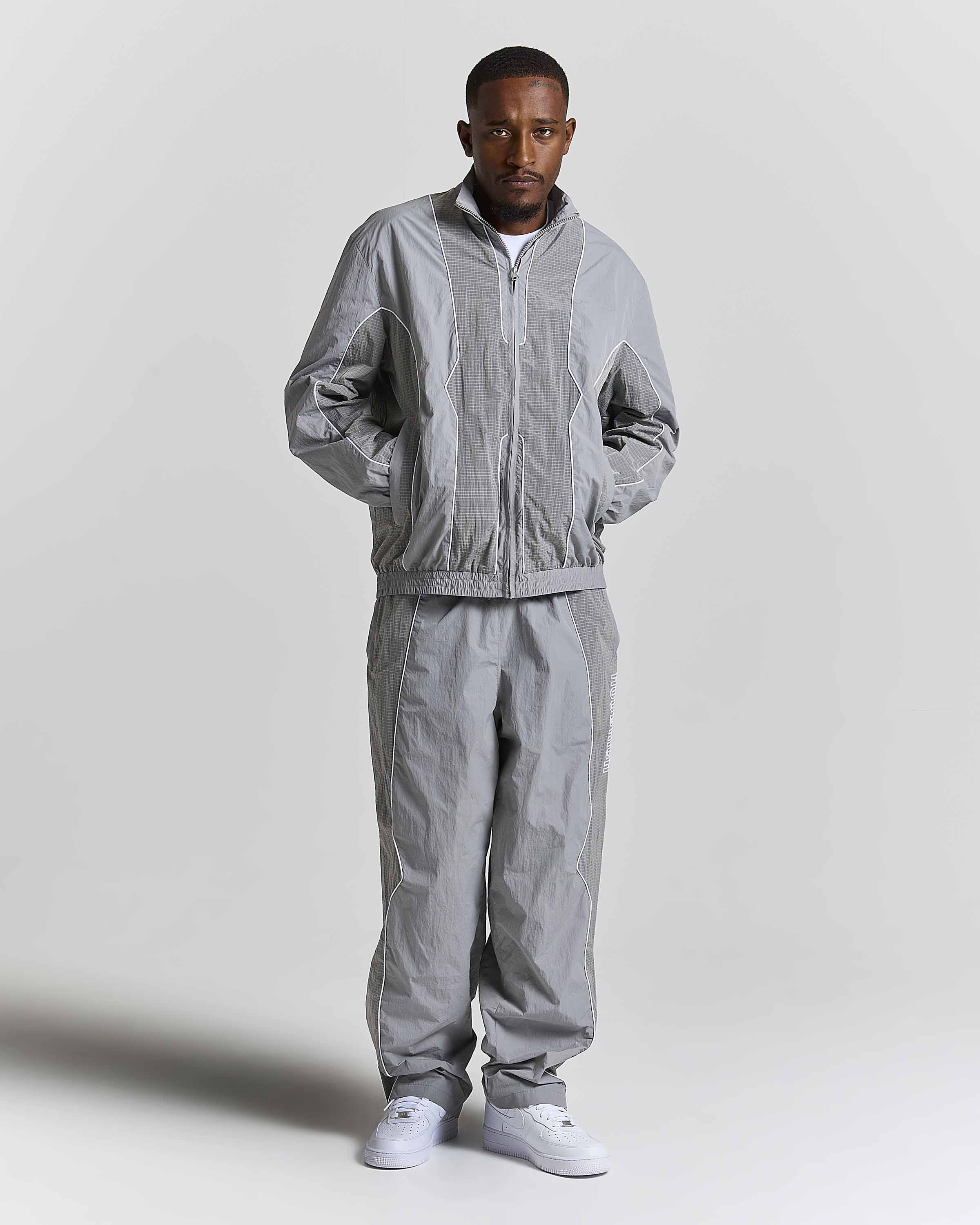 Chaser H Panel Track Pants - Grey