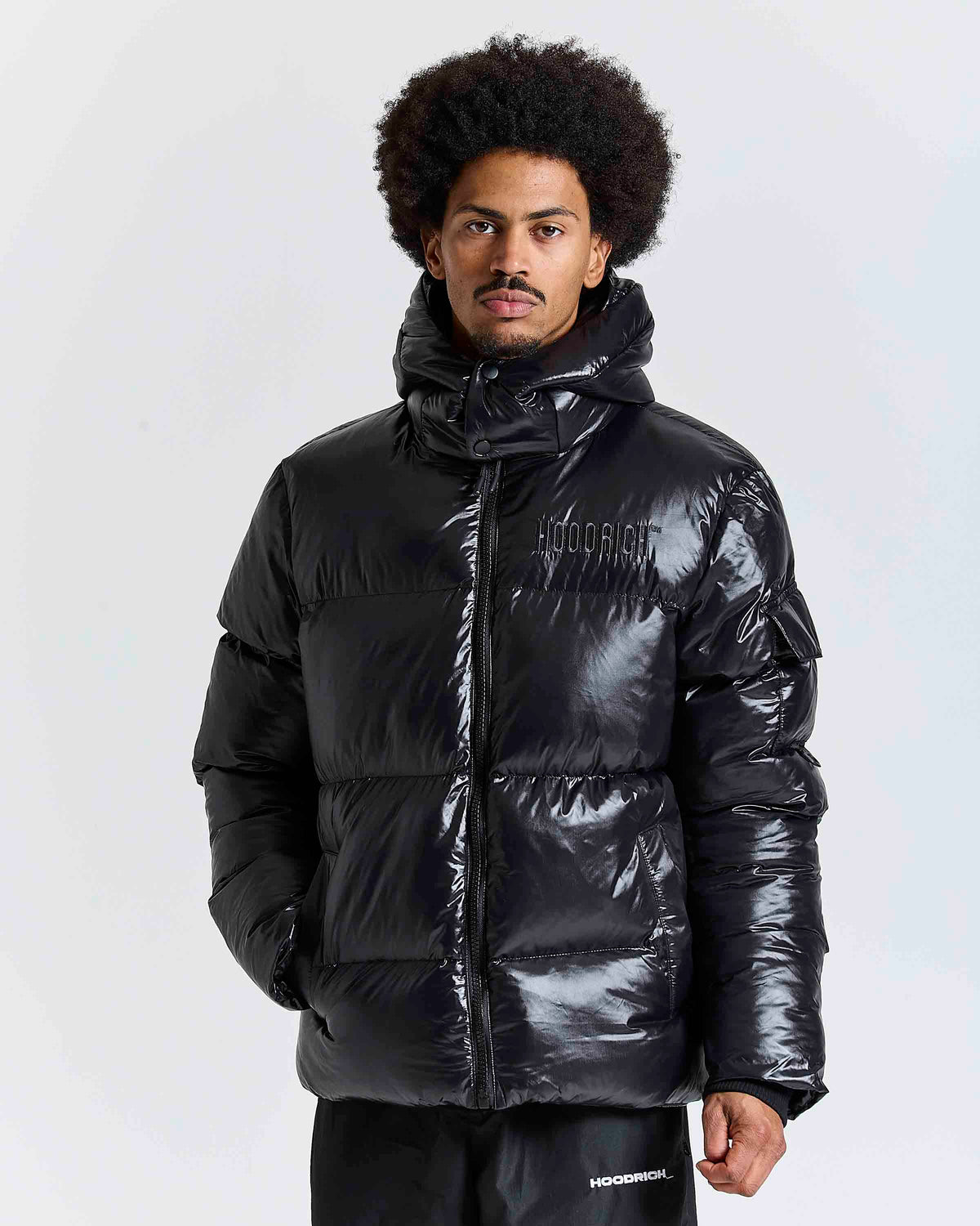 Charger Hoodie Jacket - Black