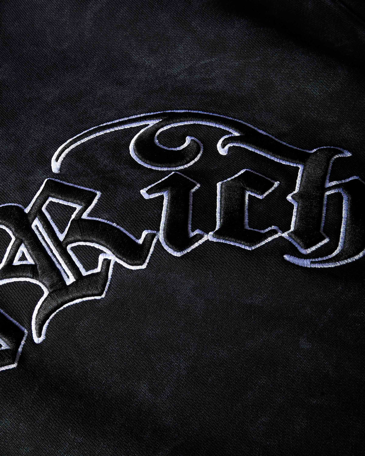 Nocturn Oversized Hoodie - Black/White