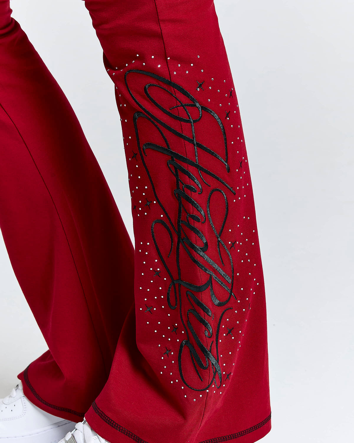Legging évasé Gleam - Rouge/Noir