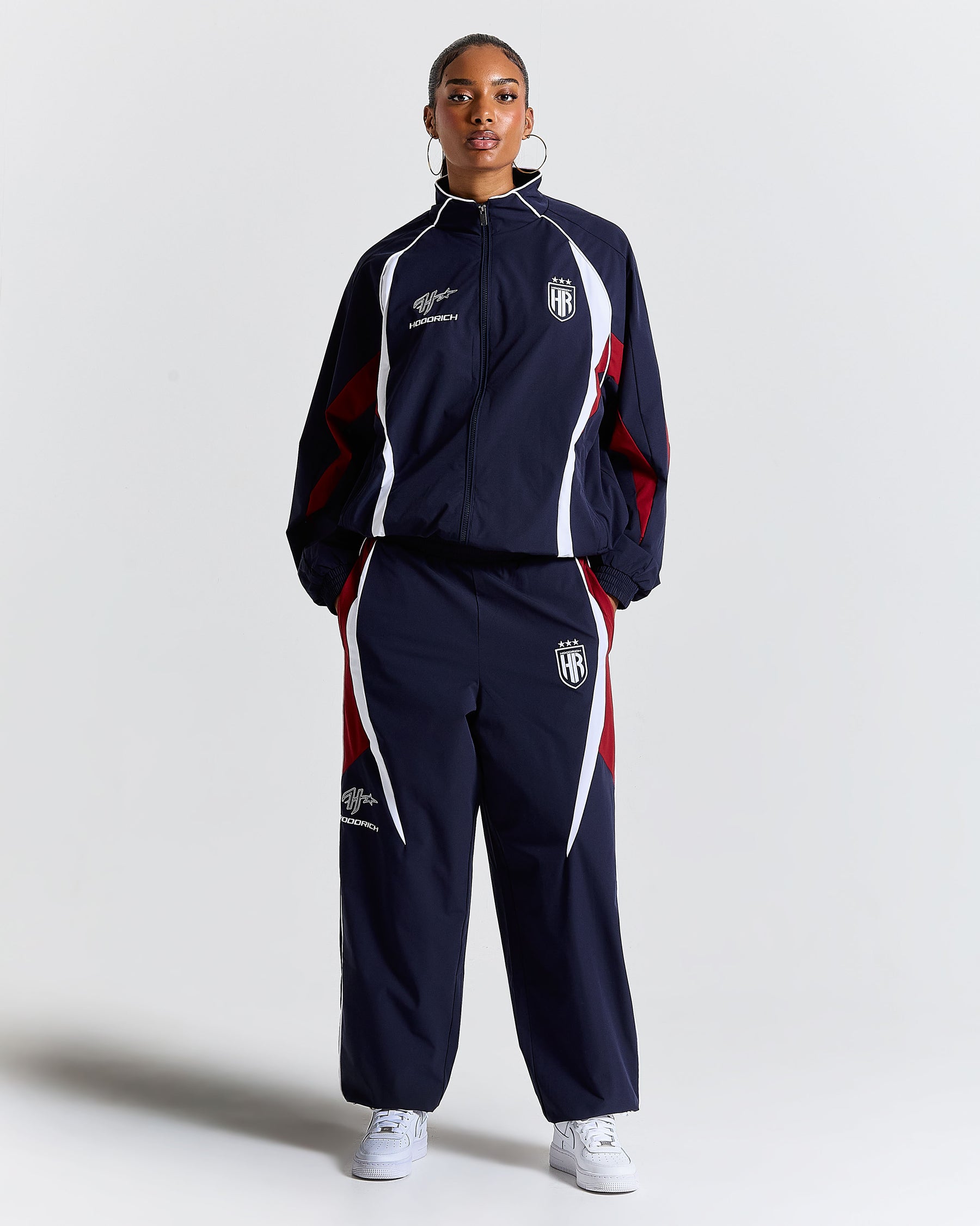 Glide Away Football Shell Jacket - Navy