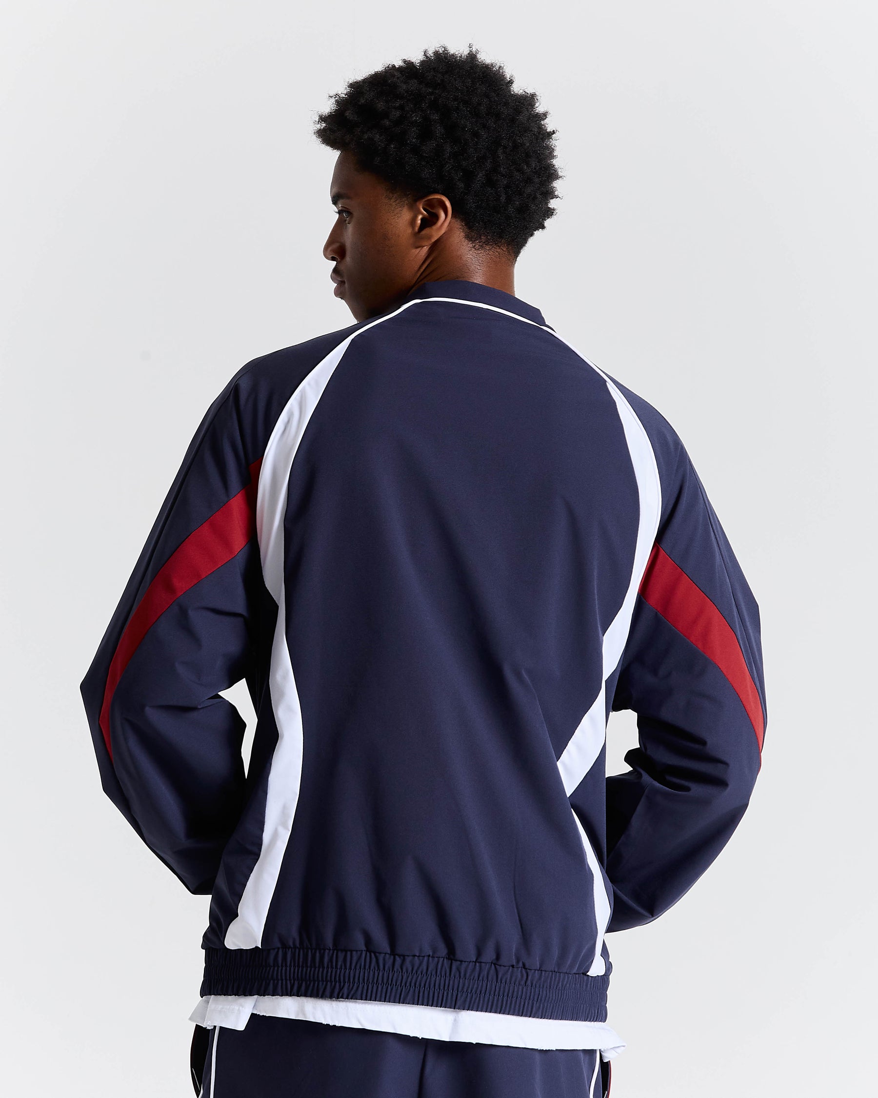 Glide Away Football Shell Jacket - Navy