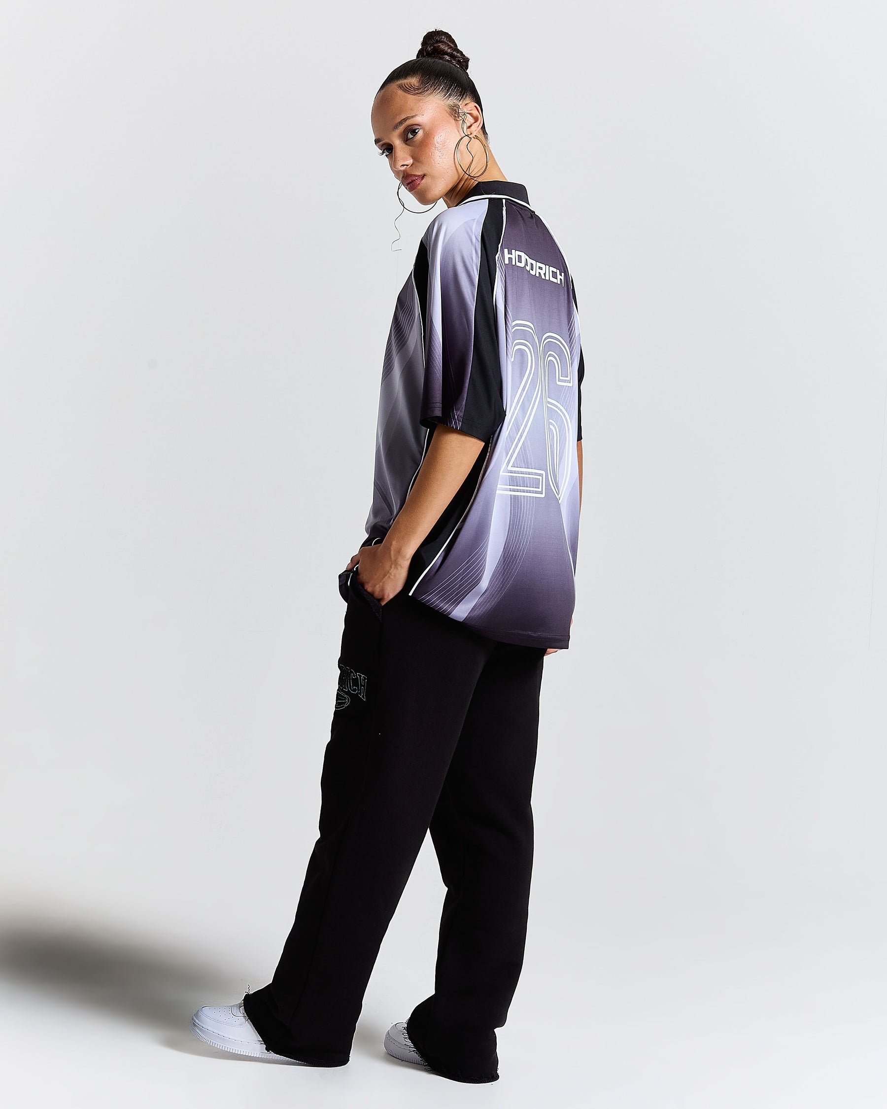 Glide Home Football Kit Shirt - Black