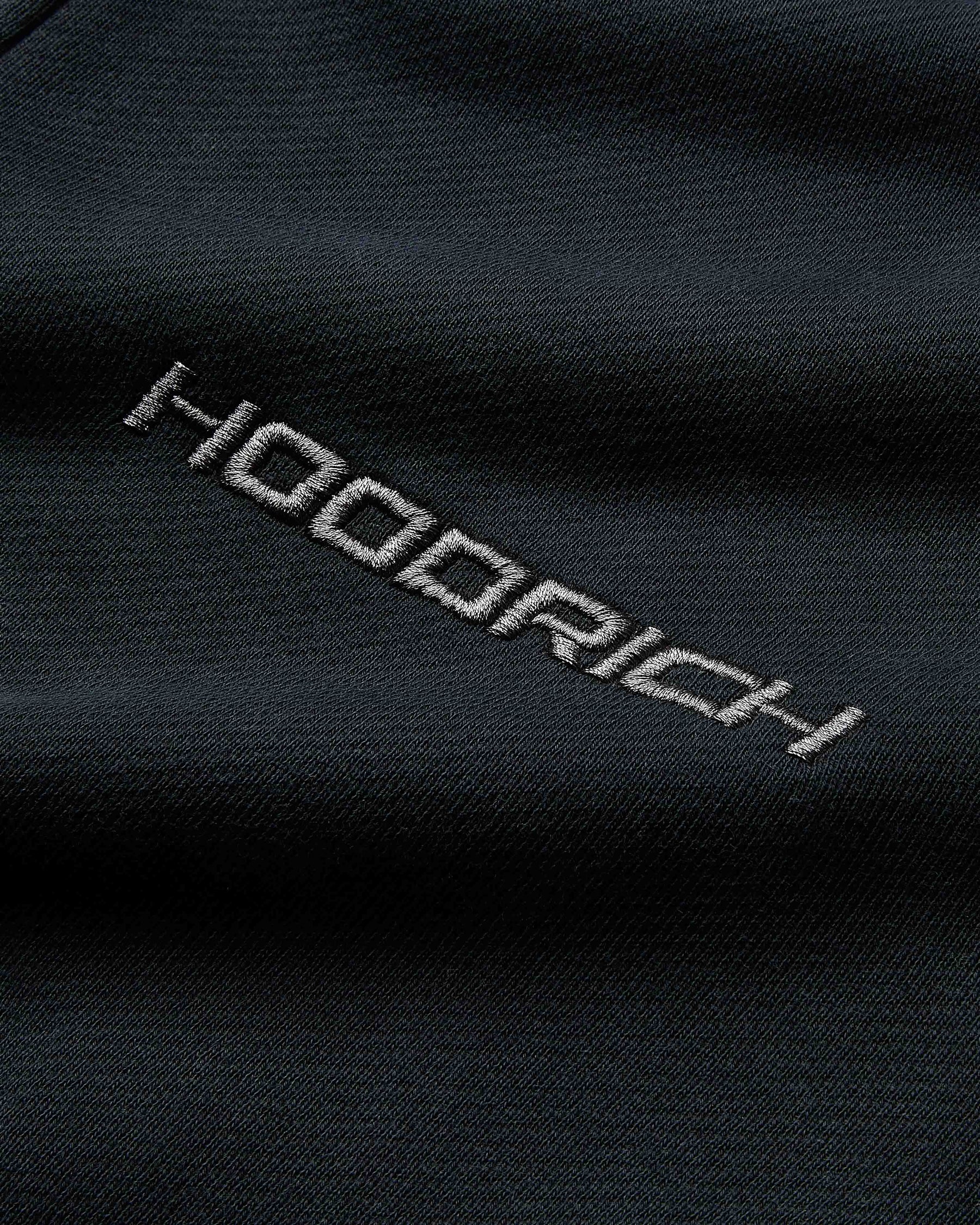 Women's Ghost Boxy Fit Zip Hoodie - Black