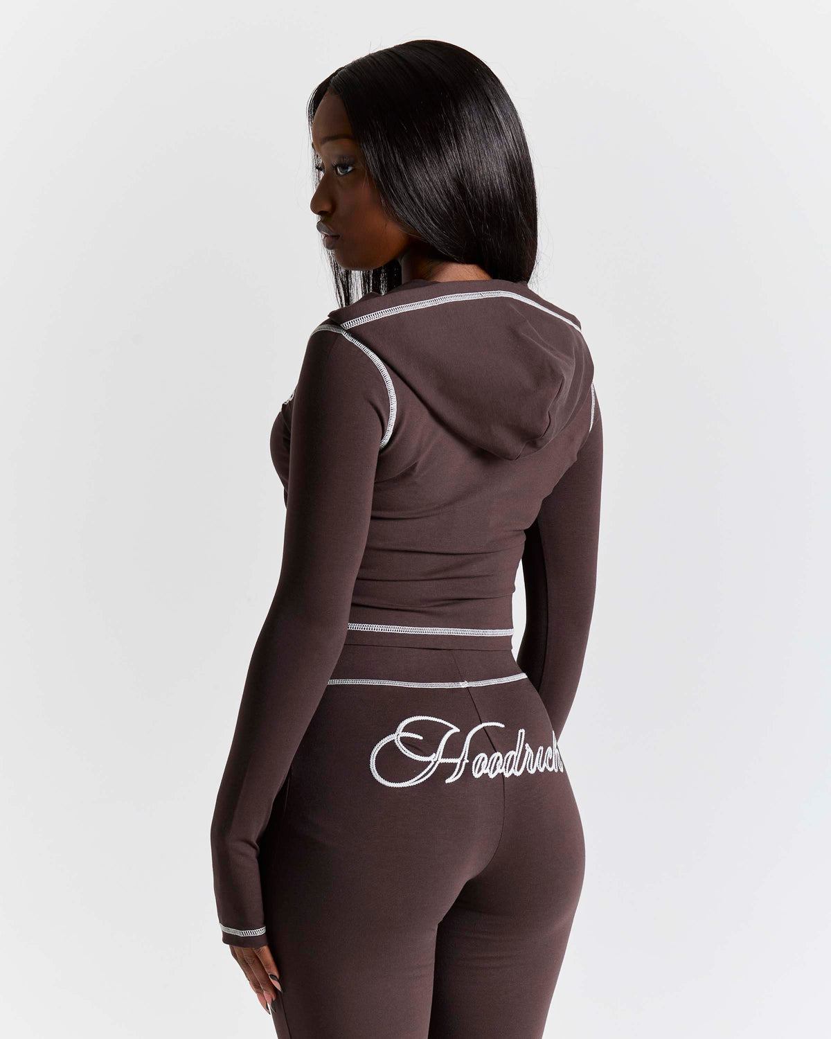 Solace Fitted Tracksuit - Brown