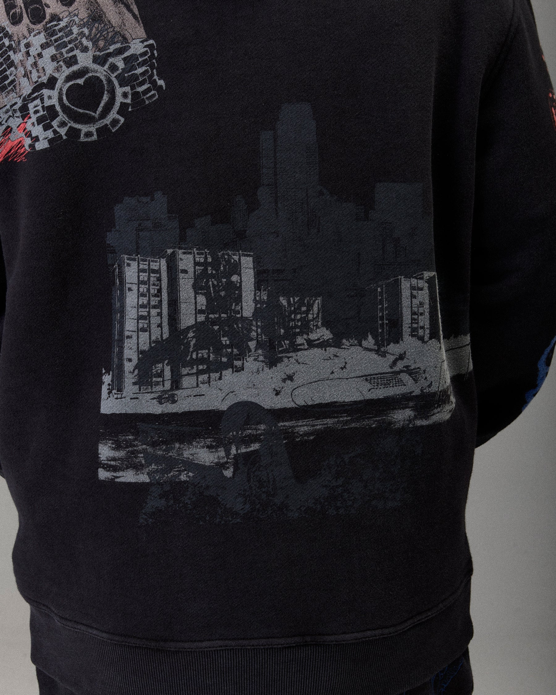 The Winner's Circle Oversized Hoodie - Black Wash