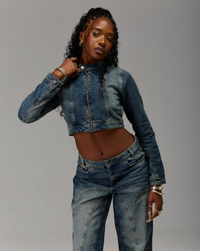 The Winner's Circle Snowdrift Denim Jacket - Dirty Wash