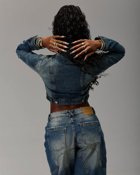 The Winner's Circle Snowdrift Denim Jacket - Dirty Wash