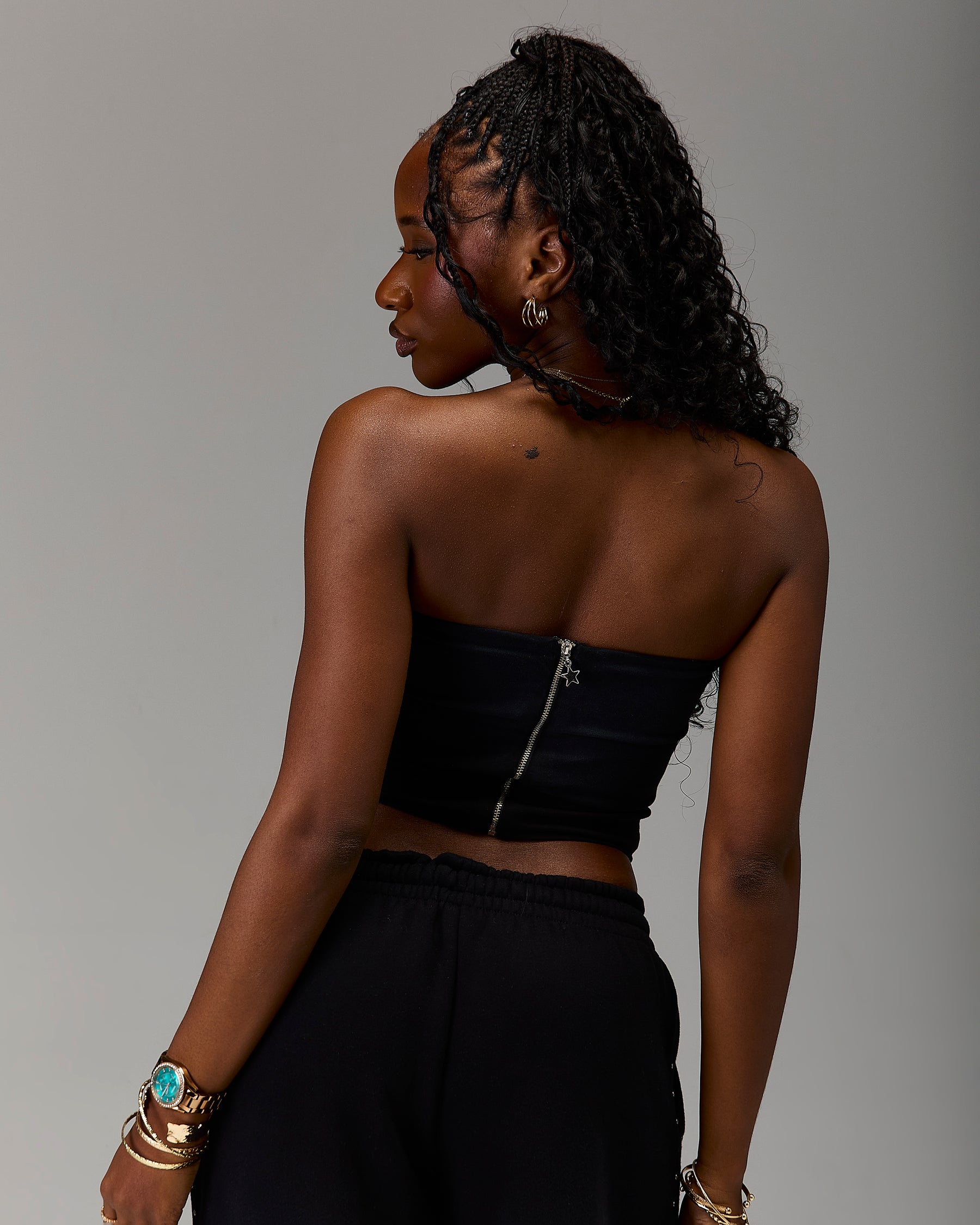 The Winner's Circle Aspen Gothic Bandeau - Black