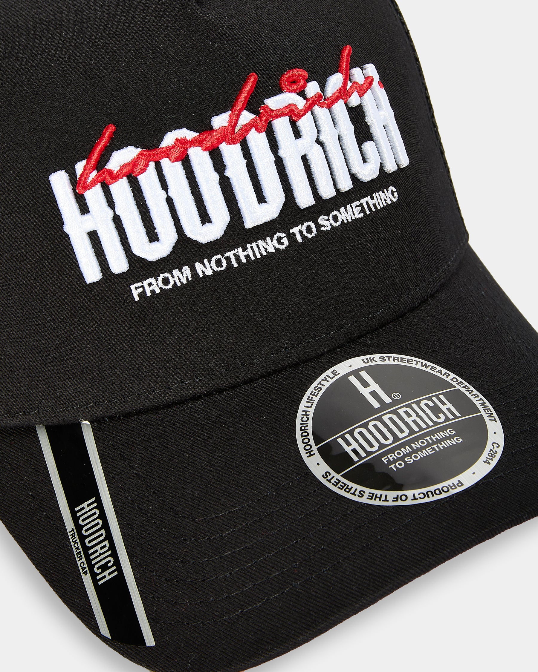 Boost Trucker Cap - Black/White/Red