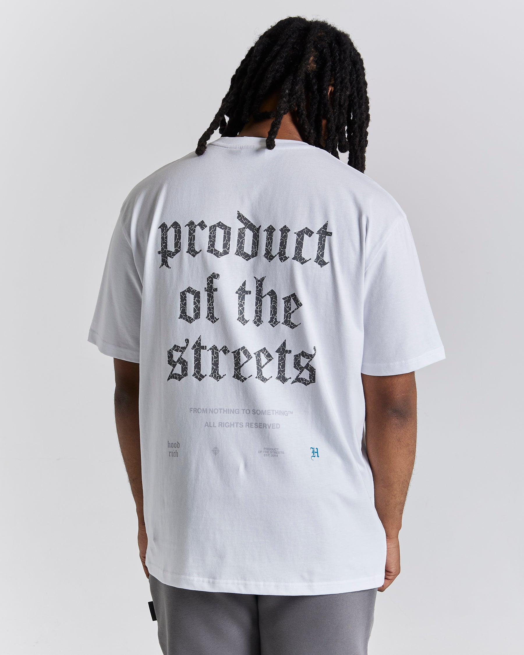 Shadow T-Shirt - White/Grey/Blue