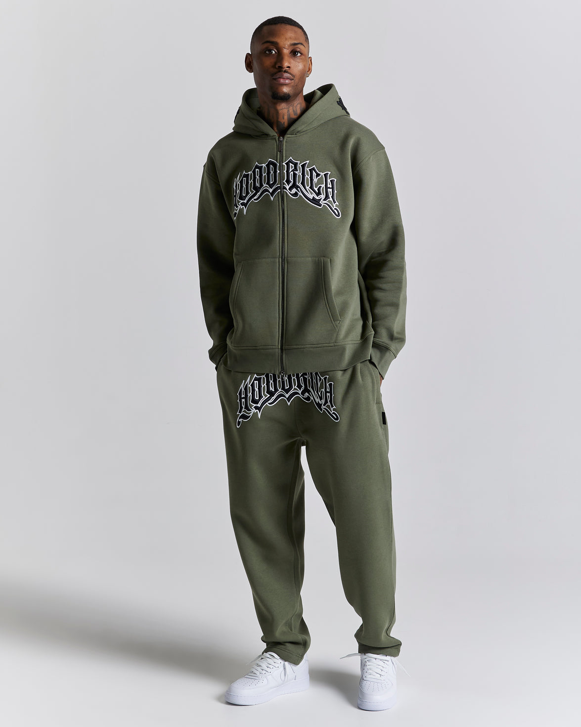 Ritual Oversized Joggers - Khaki Green/Black