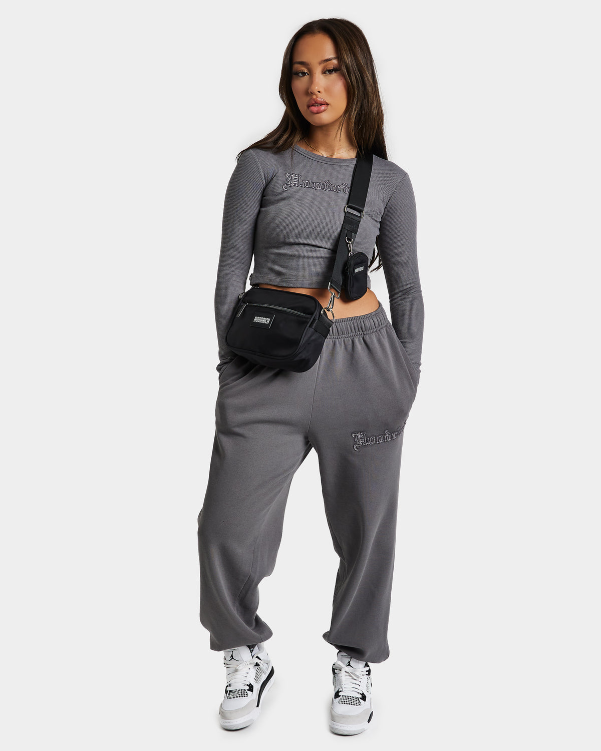 Sac bandoulière OG Core pour femme - Noir/Argent