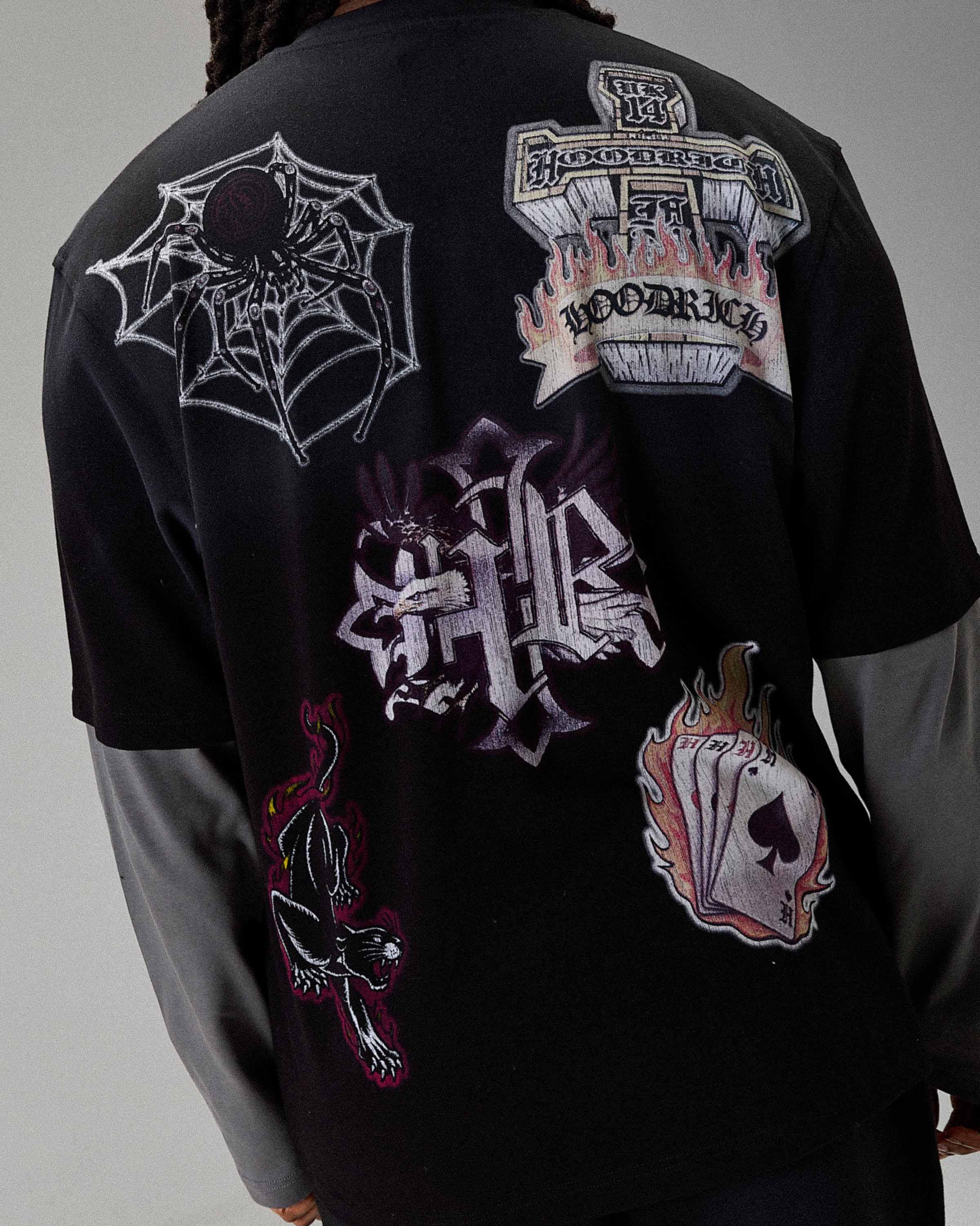 The Winner's Circle Phase Oversized Long Sleeve T-Shirt - Black