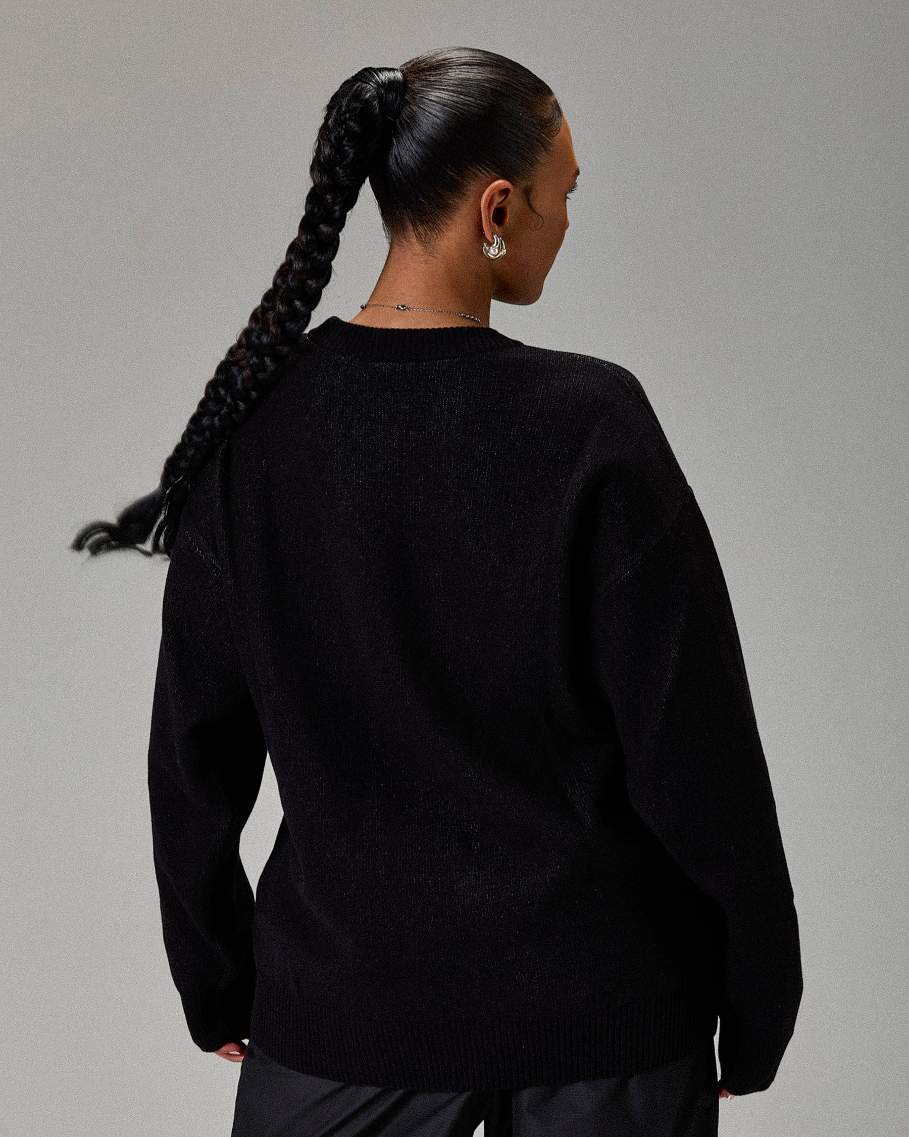 The Winner's Circle Wreckage Knitwear Sweater - Black/white