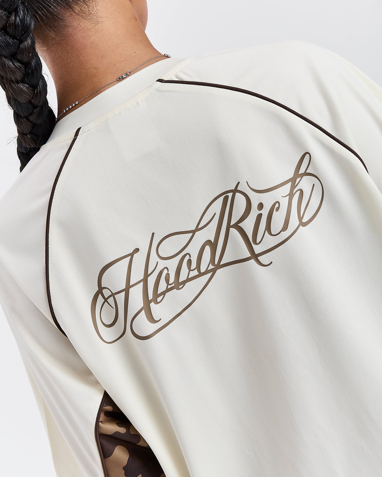 Field Oversized Jersey - White/Camo