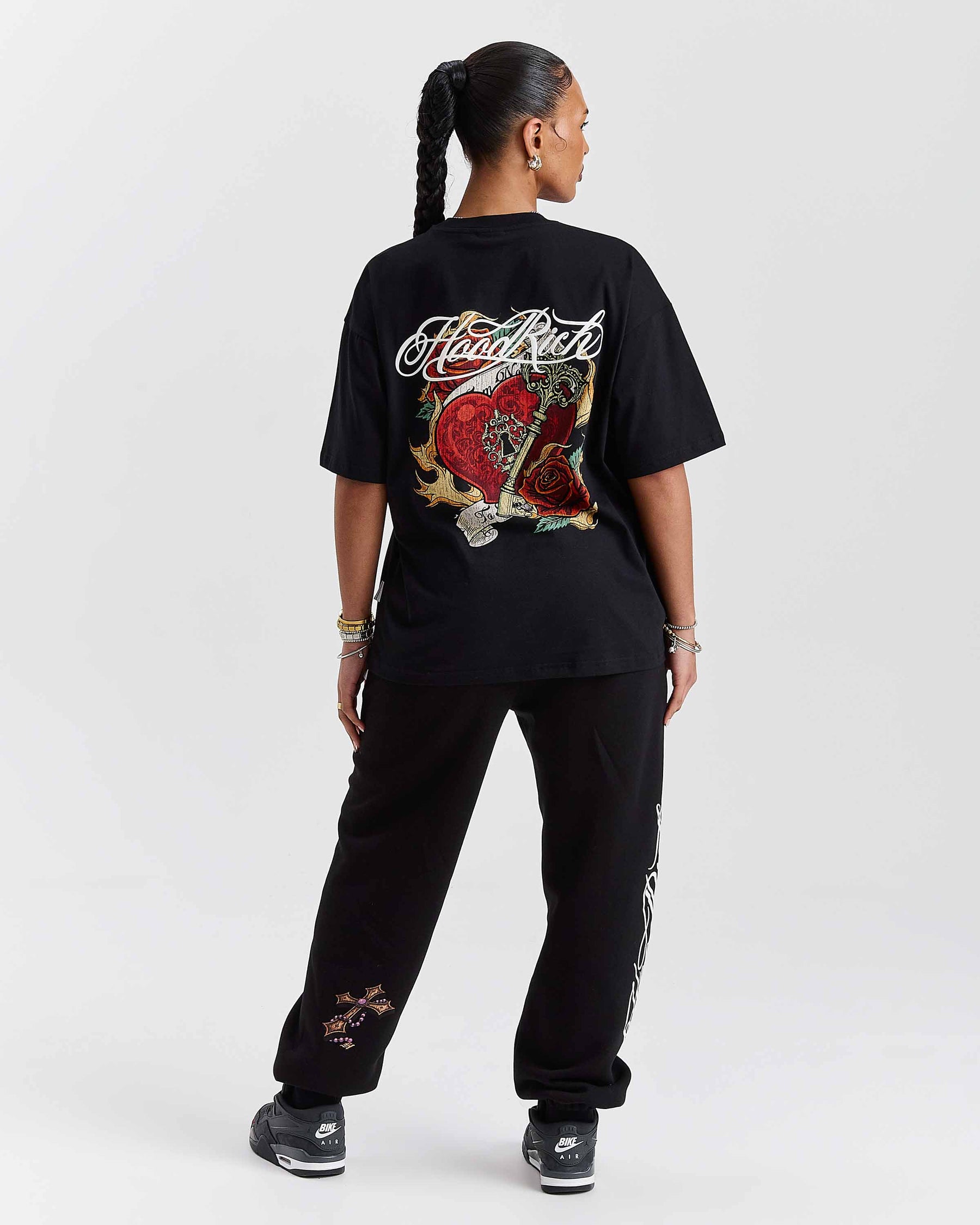 Vox Oversized T-Shirt - Black/Red