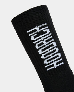 OG Core 3 Pack Crew Socks - Black/White