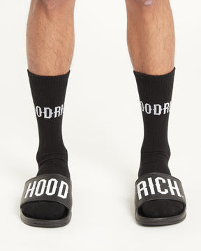 OG Core 3 Pack Crew Socks - Black/White