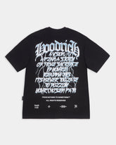 Tornado Oversized T-Shirt - Black/White/Blue