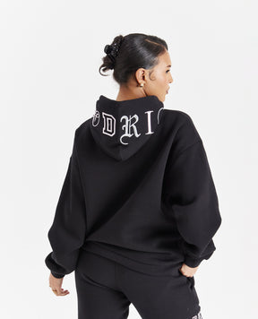 Calor Oversized Hoodie - Black/Pink/Silver