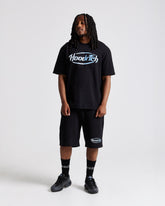 Curve Oversized T-Shirt - Black/Blue