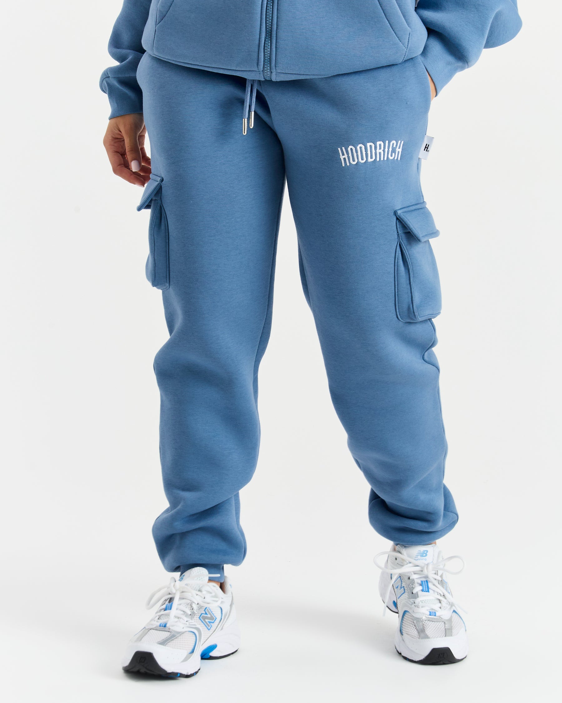 Luna Joggers - Blue/Cream