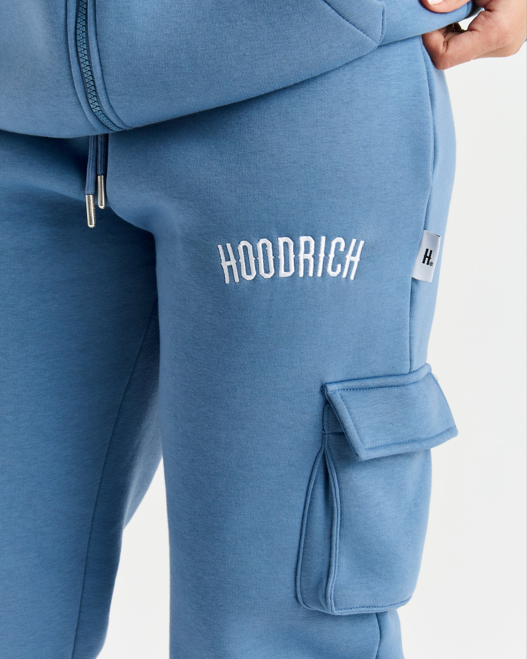 Luna Joggers - Blue/Cream