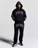 Spectral Oversized Joggers - Black/White