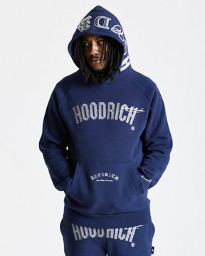 Stature Hoodie - Navy/White