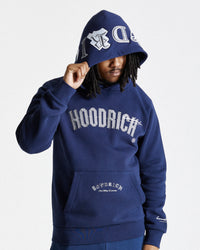 Sweat à capuche Stature - Marine/Blanc