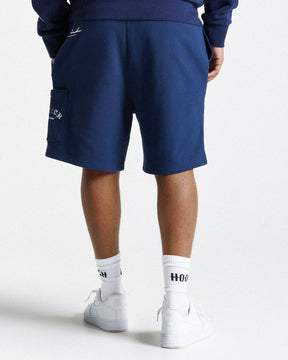 Stature Shorts - Navy/White